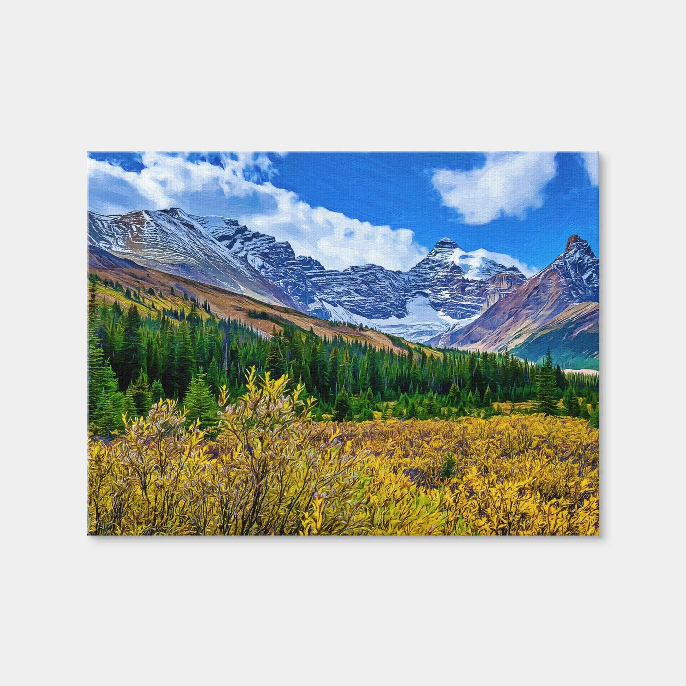 AUTO-MOCKUP WHITE | Autumn Mountains | 1 Piece | Gallery Wrap | group=4x3