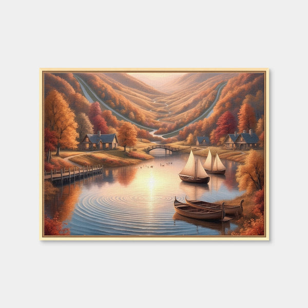 Autumn Voyage Wall Art — Framed Canvas Format preview