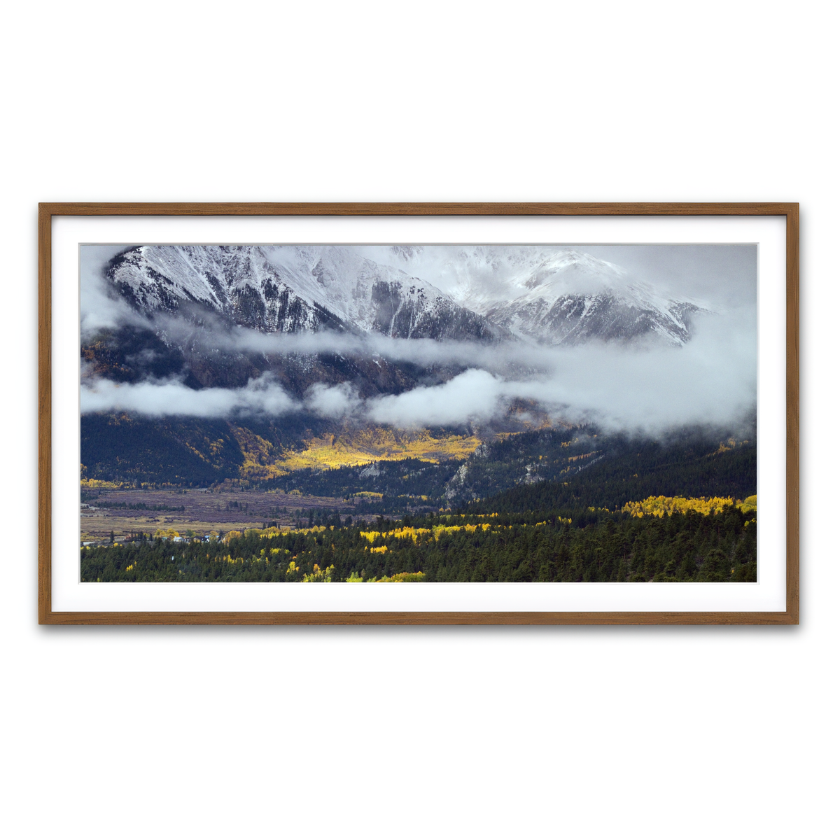 Framed Print 2x1 Walnut