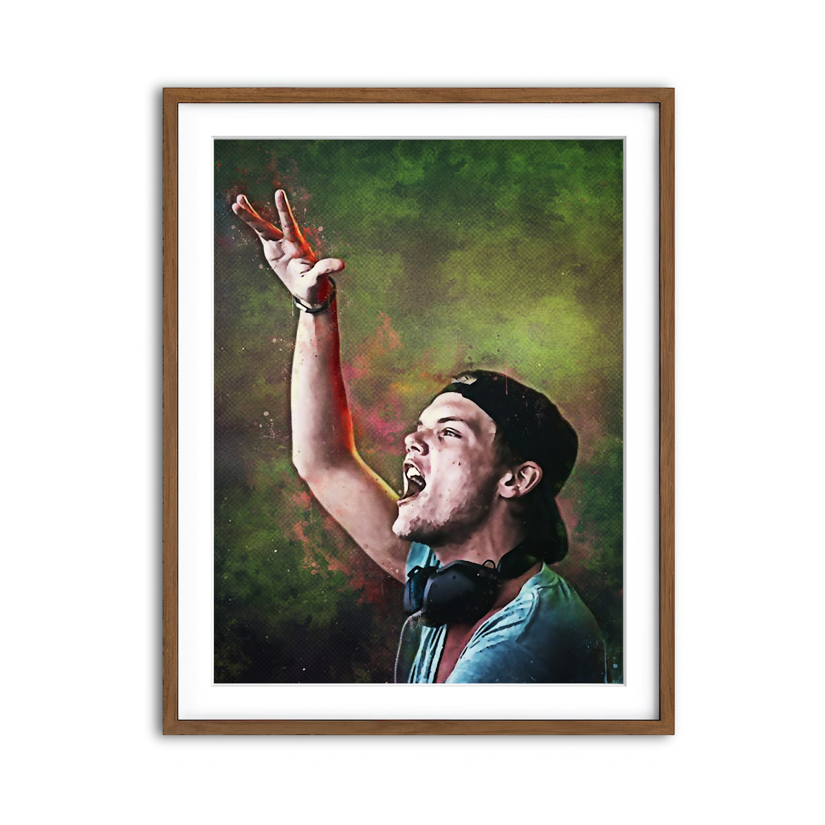 Framed Print 3x4 Walnut