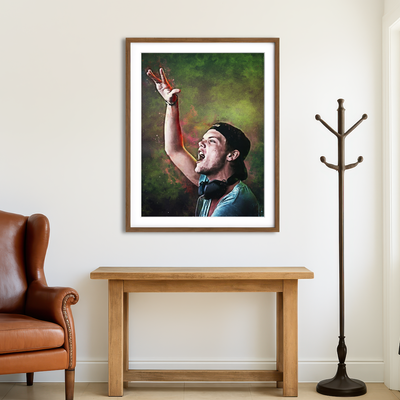 AUTO-MOCKUP ROOM | Avicii Wall Art