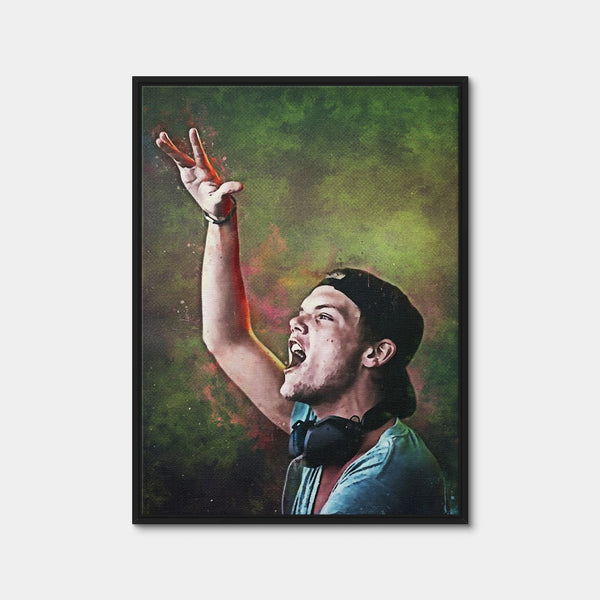 Avicii Wall Art — Framed Canvas Format preview