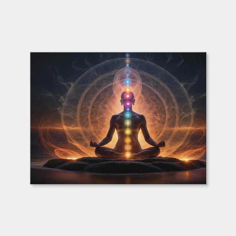 AUTO-MOCKUP WHITE | Awakening in Meditation | 1 Piece | Gallery Wrap Canvas | group=4x3