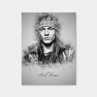 AUTO-MOCKUP WHITE | Axl Rose | 1 Piece | Gallery Wrap Canvas | group=3x4