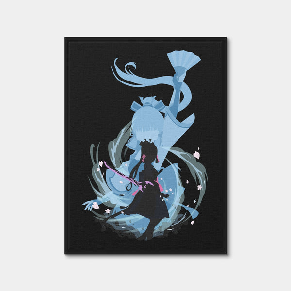 Ayaka Wall Art — Framed Canvas Format preview