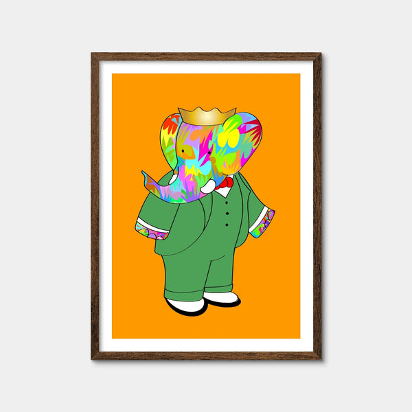 Babar Wall Art — Framed Print Format preview