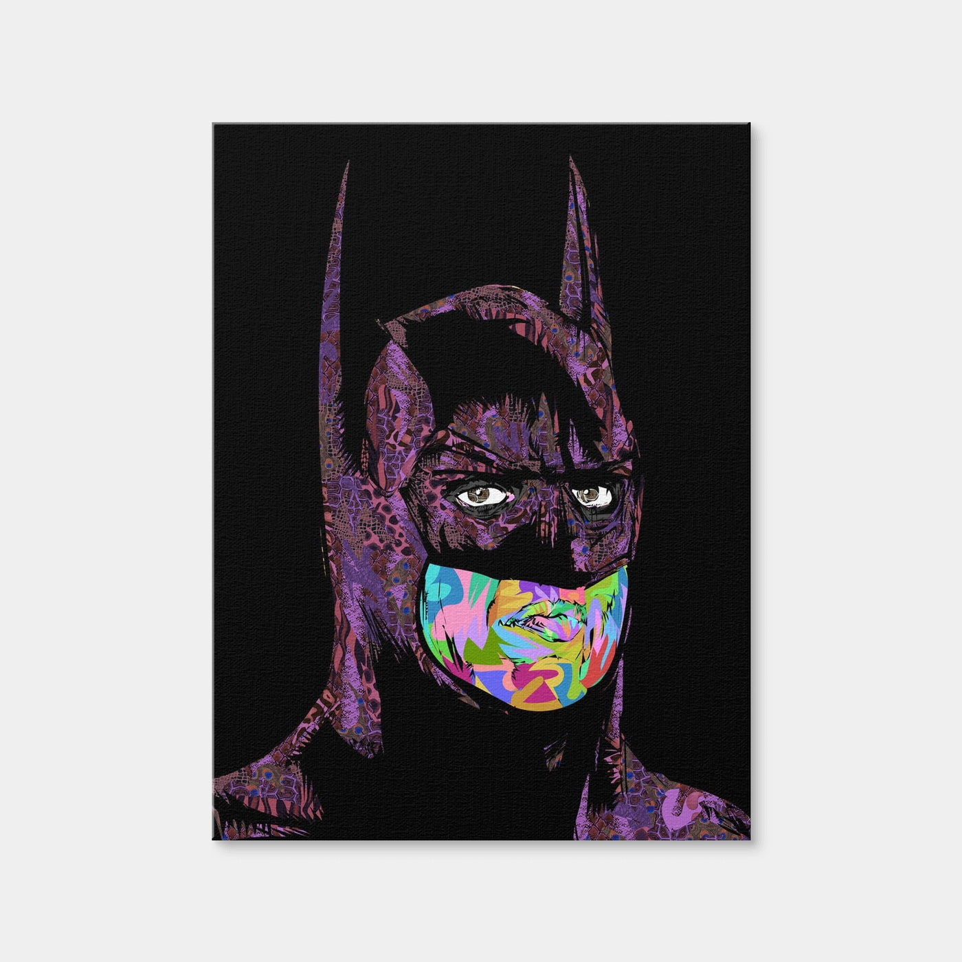 AUTO-MOCKUP WHITE | Batman Color | 1 Piece | Gallery Wrap Canvas | group=3x4
