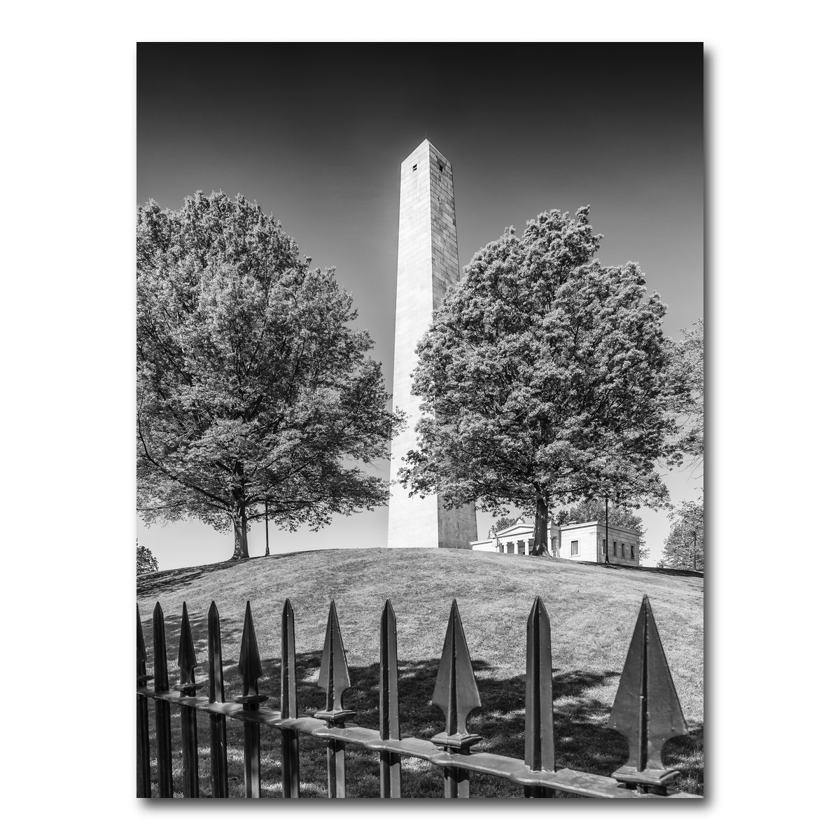AUTO-MOCKUP WHITE | BOSTON Bunker Hill Monument | 1 Piece | Gallery Wrap Canvas | group=3x4