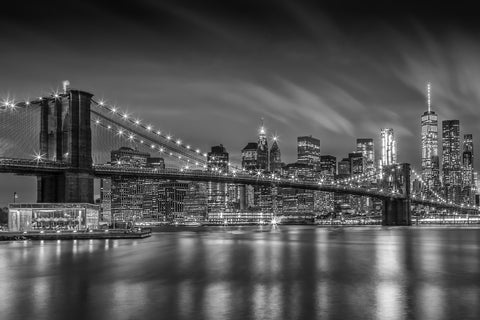BROOKLYN BRIDGE Monochrome Wall Art