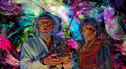 Back to the future Wall Art