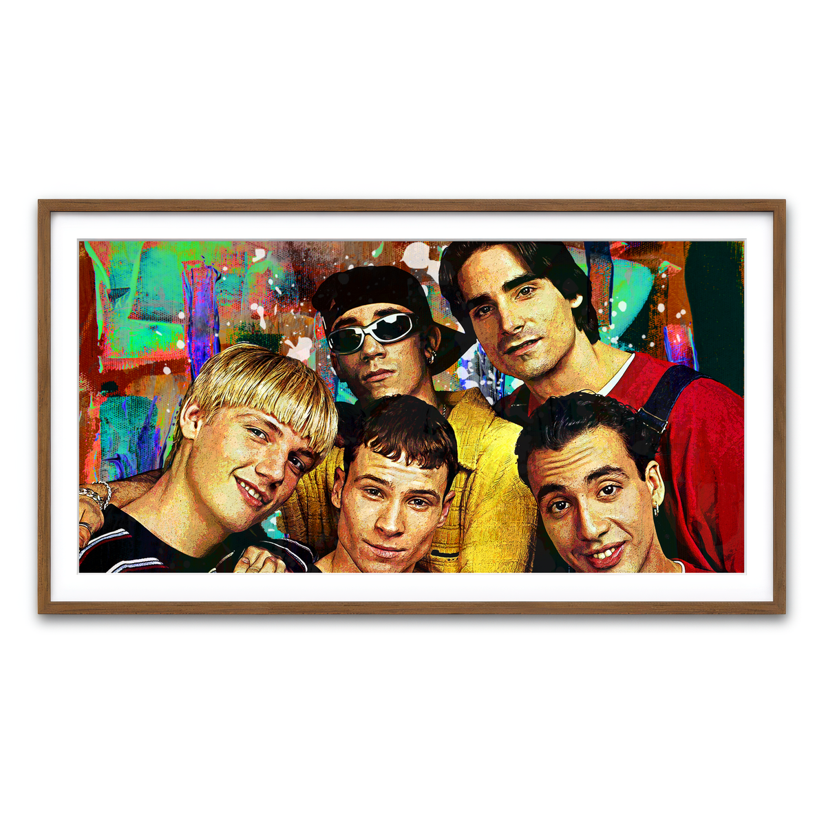 Framed Print 2x1 Walnut