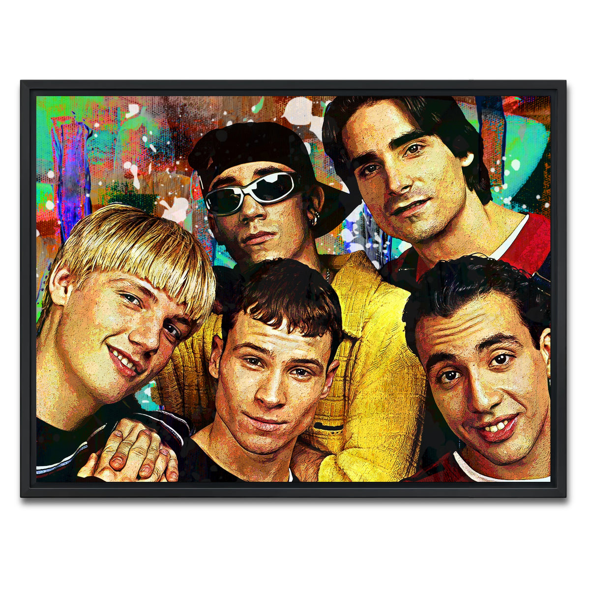 AUTO-MOCKUP WHITE | Backstreets Back | 1 Piece | Black Framed Canvas | group=4x3