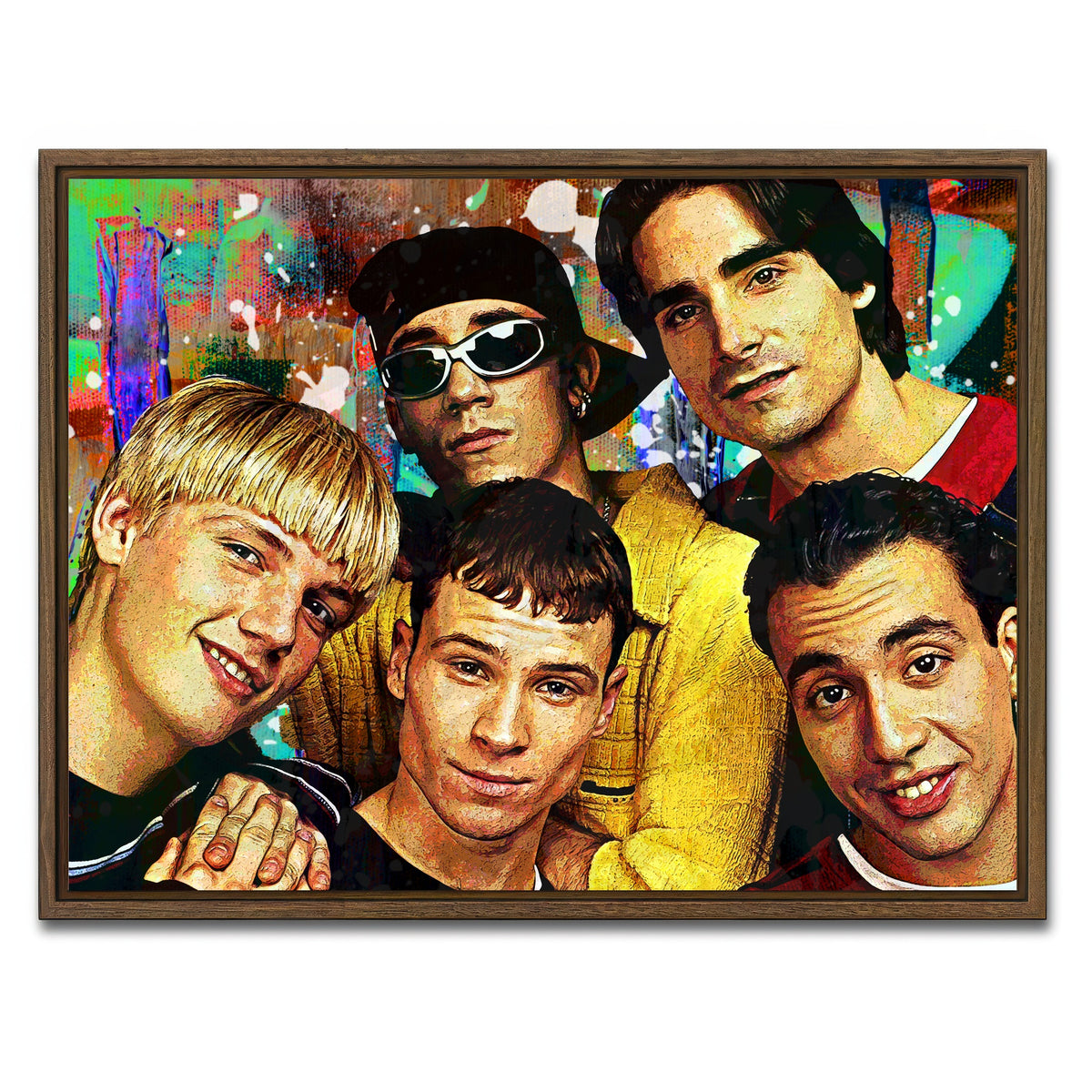 AUTO-MOCKUP WHITE | Backstreets Back | 1 Piece | Walnut Framed Canvas | group=4x3