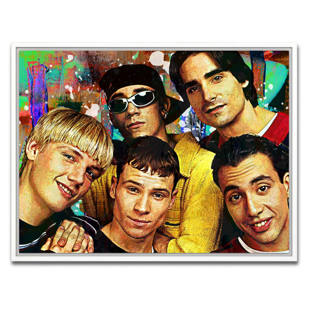 AUTO-MOCKUP WHITE | Backstreets Back | 1 Piece | White Framed Canvas | group=4x3