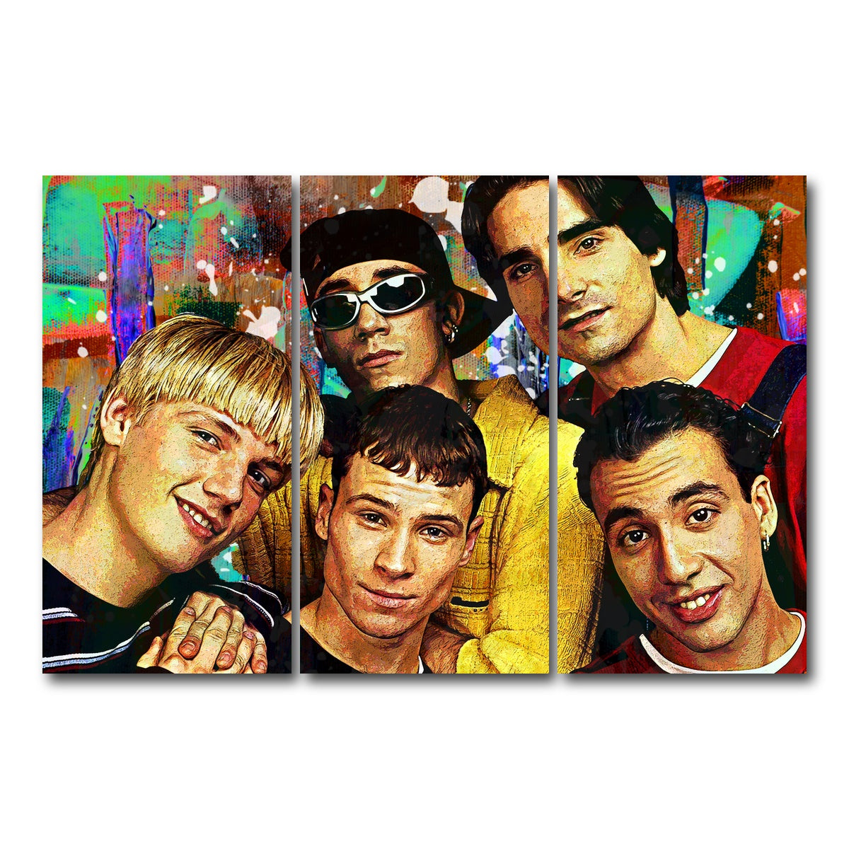 AUTO-MOCKUP WHITE | Backstreets Back | 3 Piece | Gallery Wrap Canvas | group=12x24