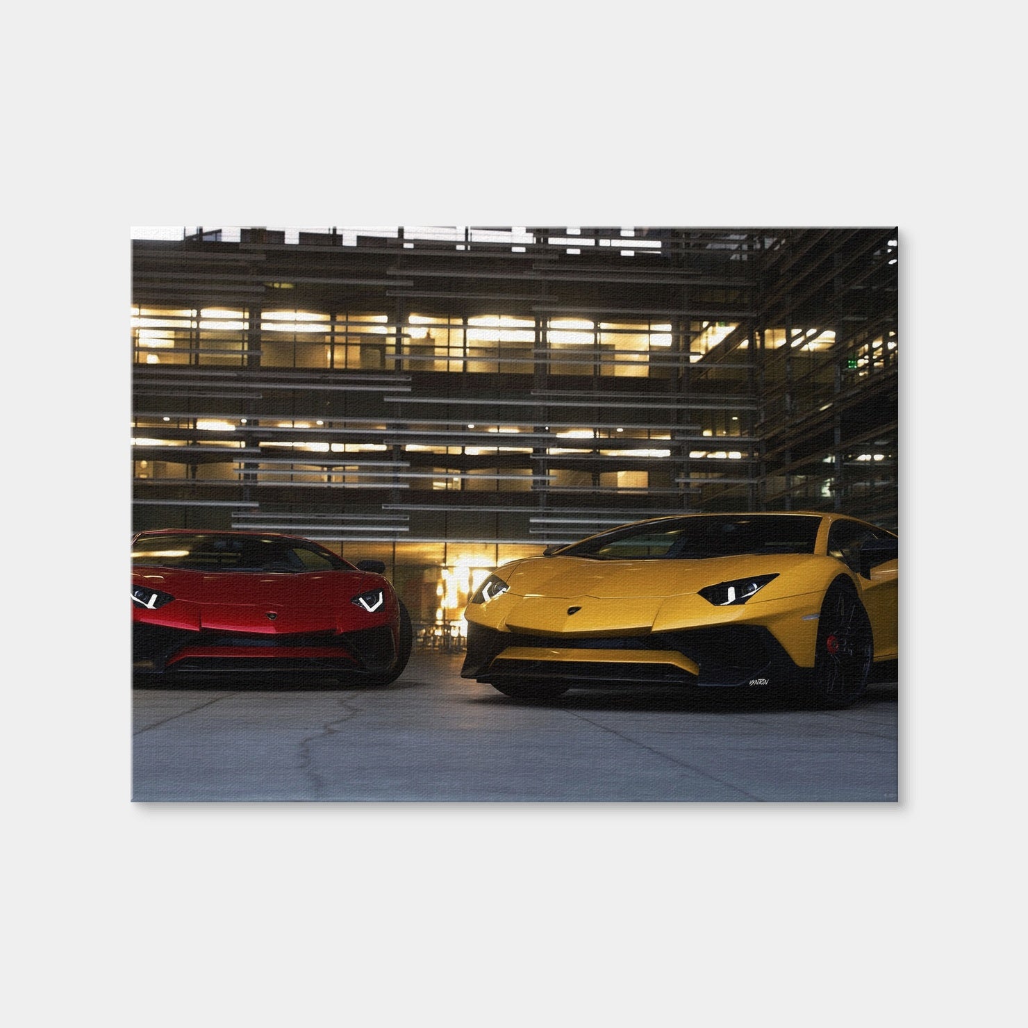 AUTO-MOCKUP WHITE | Bad Boy Combo | 1 Piece | Gallery Wrap Canvas | group=4x3