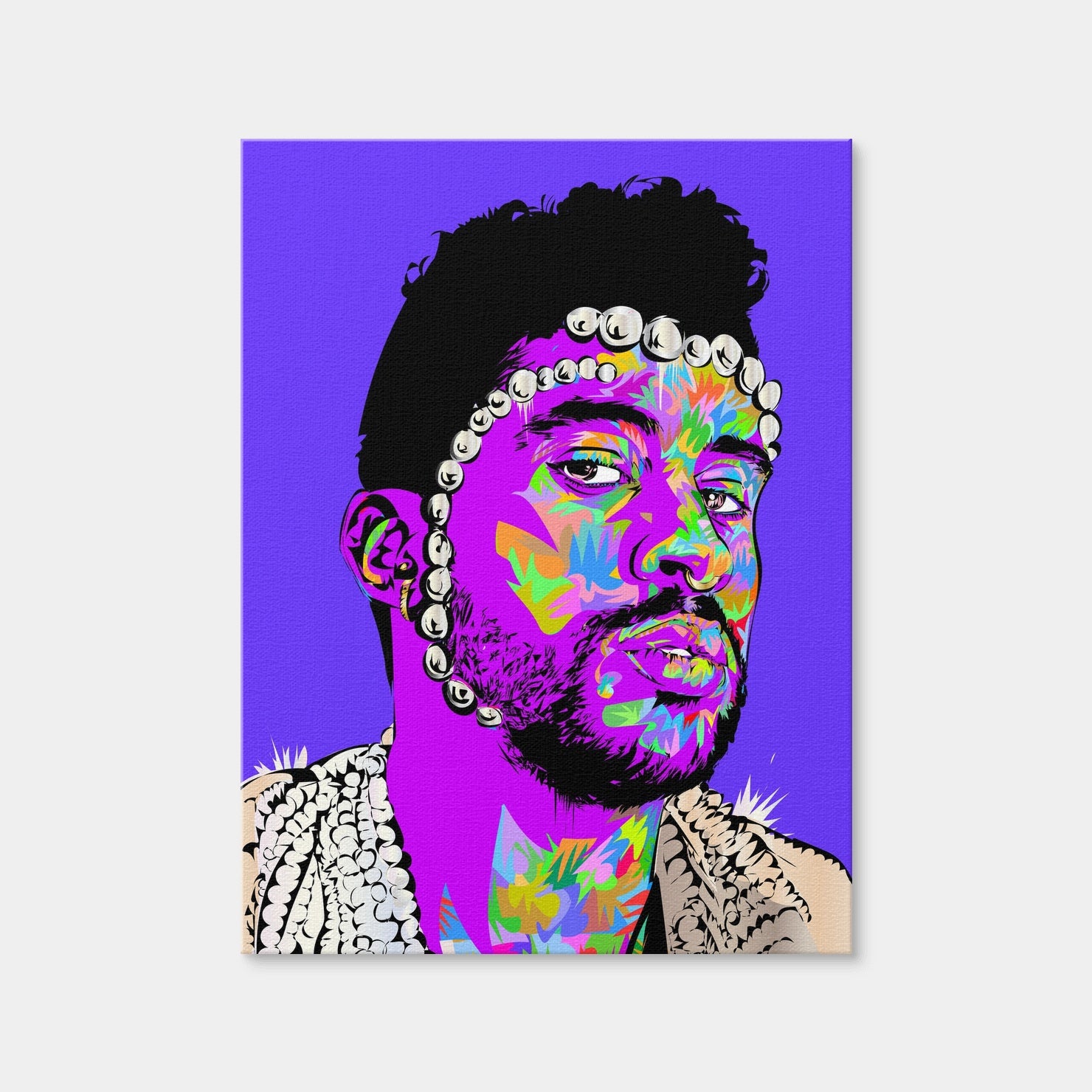 AUTO-MOCKUP WHITE | Bad Bunny | 1 Piece | Gallery Wrap | group=3x4