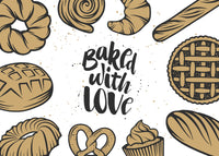 Baked With Love Wall Art