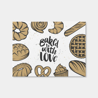 AUTO-MOCKUP WHITE | Baked With Love | 1 Piece | Gallery Wrap Canvas | group=4x3