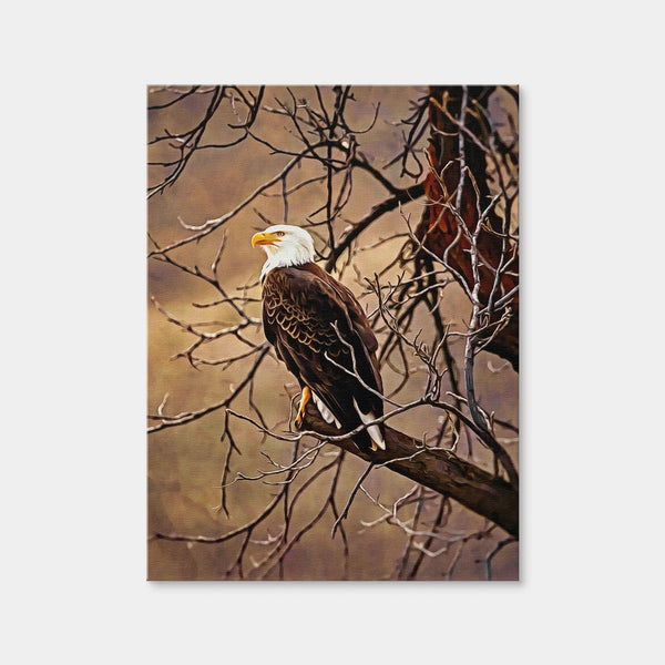 Bald Eagle Wall Art — Canvas Wrap Format preview