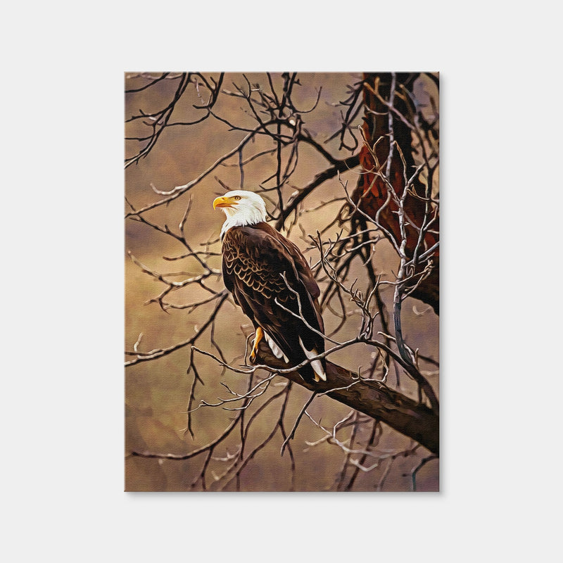 AUTO-MOCKUP WHITE | Bald Eagle | 1 Piece | Gallery Wrap | group=3x4