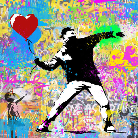Balloon Thrower Wall Art