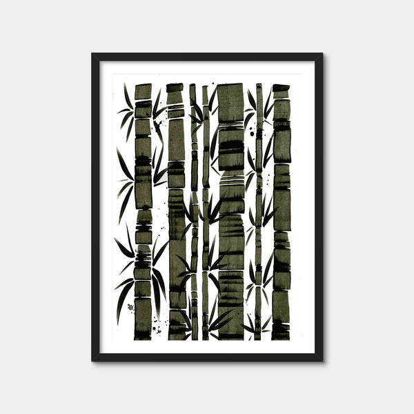 Bamboo Wall Art — Framed Print Format preview