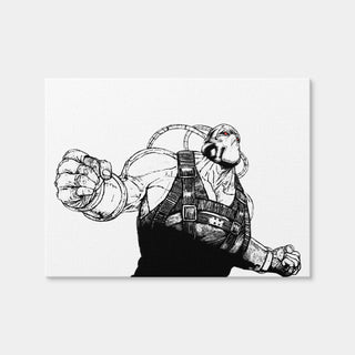 AUTO-MOCKUP WHITE | Bane Sketch | 1 Piece | Gallery Wrap Canvas | group=4x3