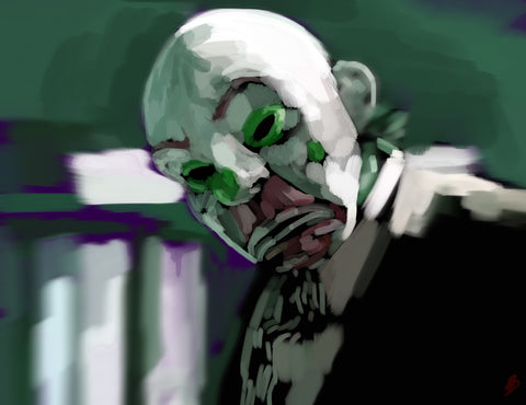 Bank Robber Clown Wall Art