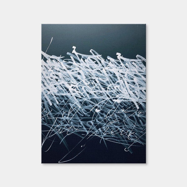 Bash B&W Wall Art — Canvas Wrap Format preview