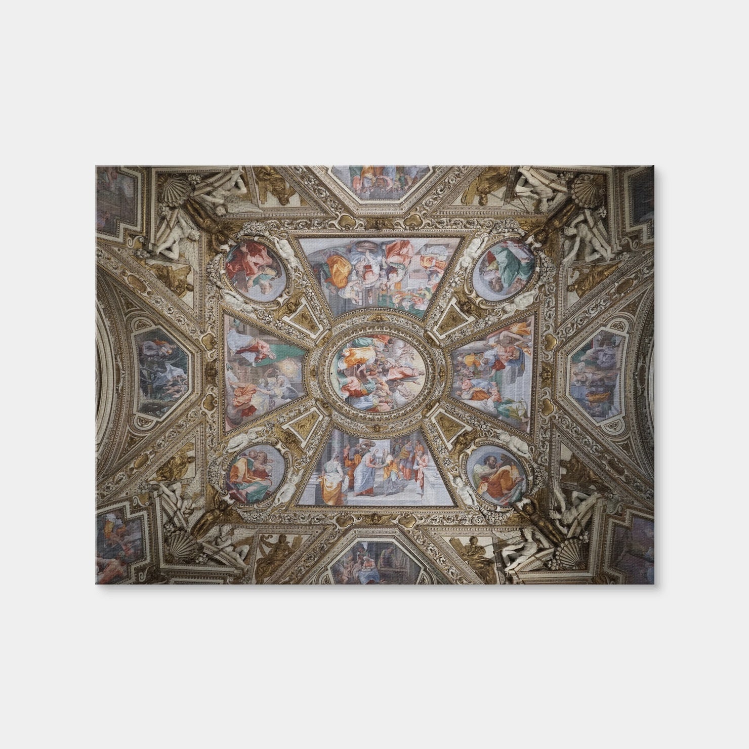 AUTO-MOCKUP WHITE | Basilica di Santa Maria | 1 Piece | Gallery Wrap Canvas | group=4x3