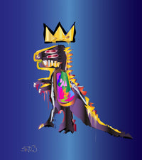 Basquiat Dinosaur Wall Art