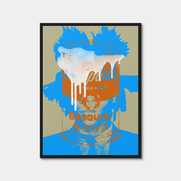 Basquiat Soup Wall Art — Framed Canvas Format preview