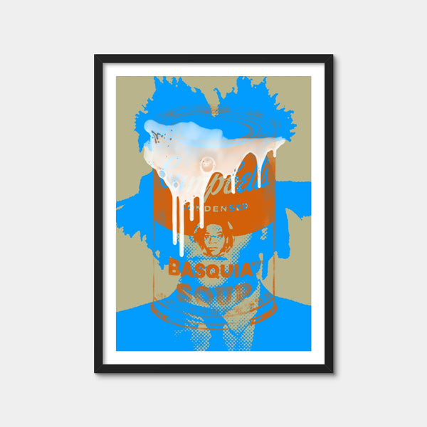 Basquiat Soup Wall Art — Framed Print Format preview