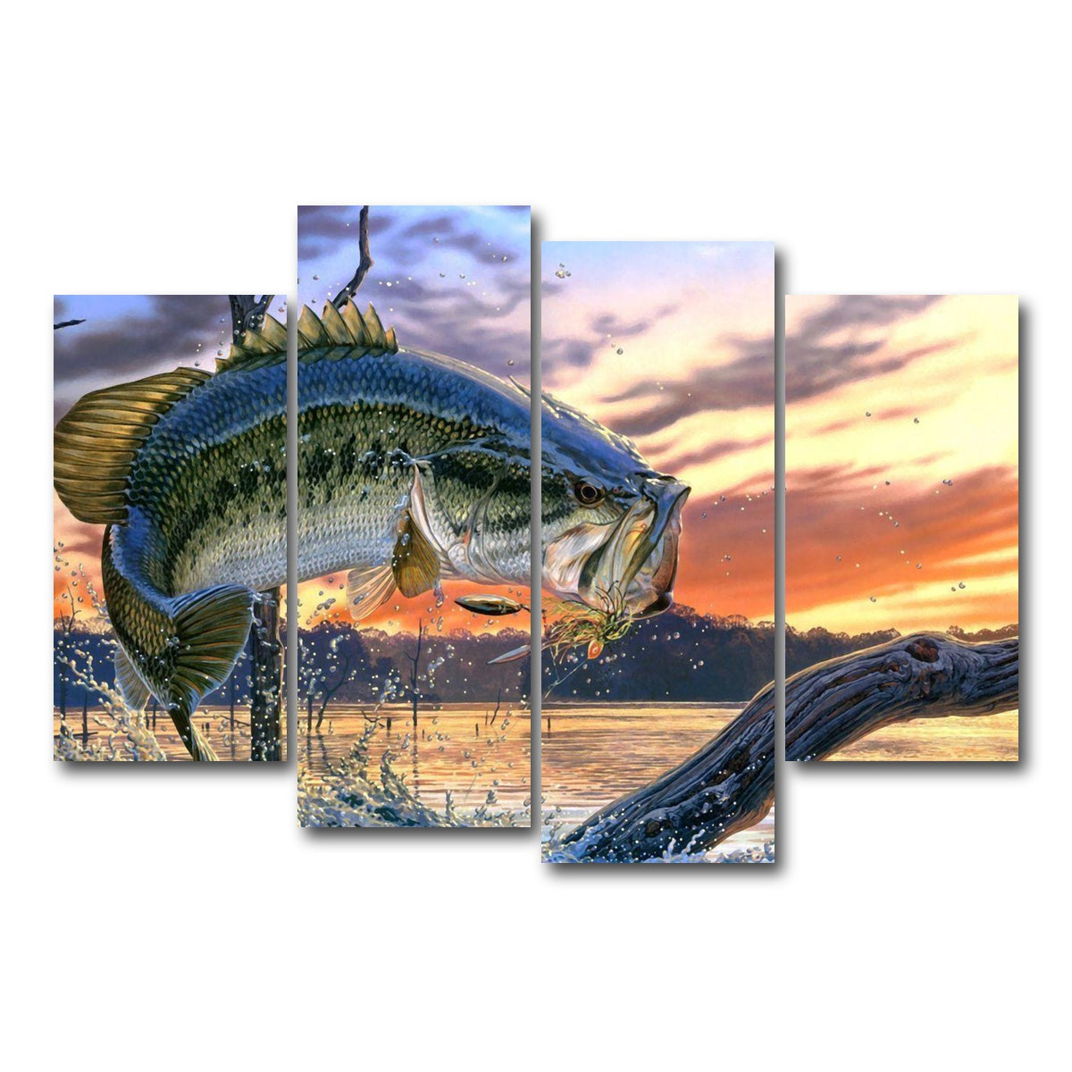 AUTO-MOCKUP WHITE | Bass | 4 Piece | Gallery Wrap Canvas | group=4_short