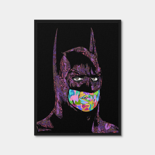 Batman Color Wall Art — Framed Canvas Format preview