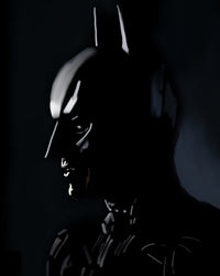 Batman In Silhouette Wall Art