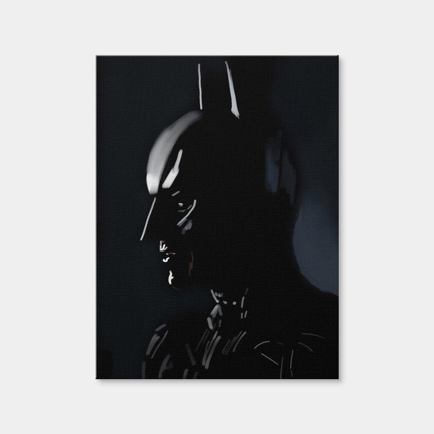 AUTO-MOCKUP WHITE | Batman In Silhouette | 1 Piece | Gallery Wrap Canvas | group=3x4