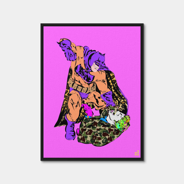 Batman Joker Wall Art — Framed Canvas Format preview