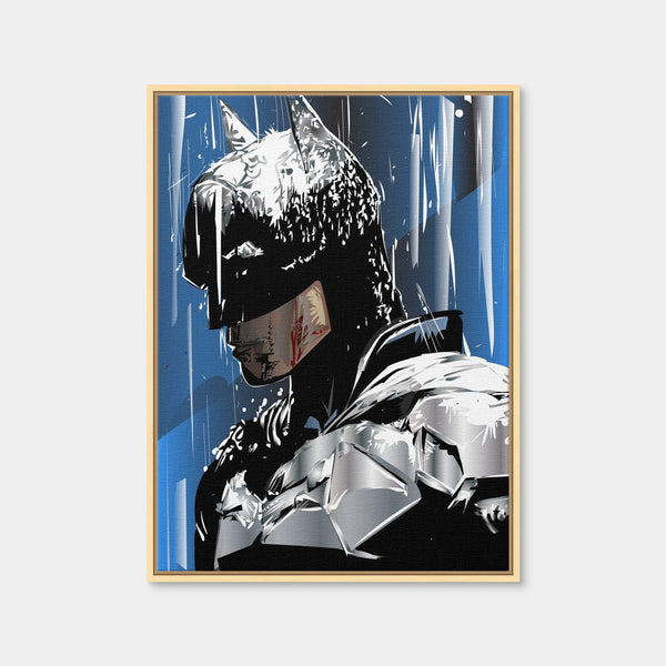 Batman Rain Wall Art — Framed Canvas Format preview