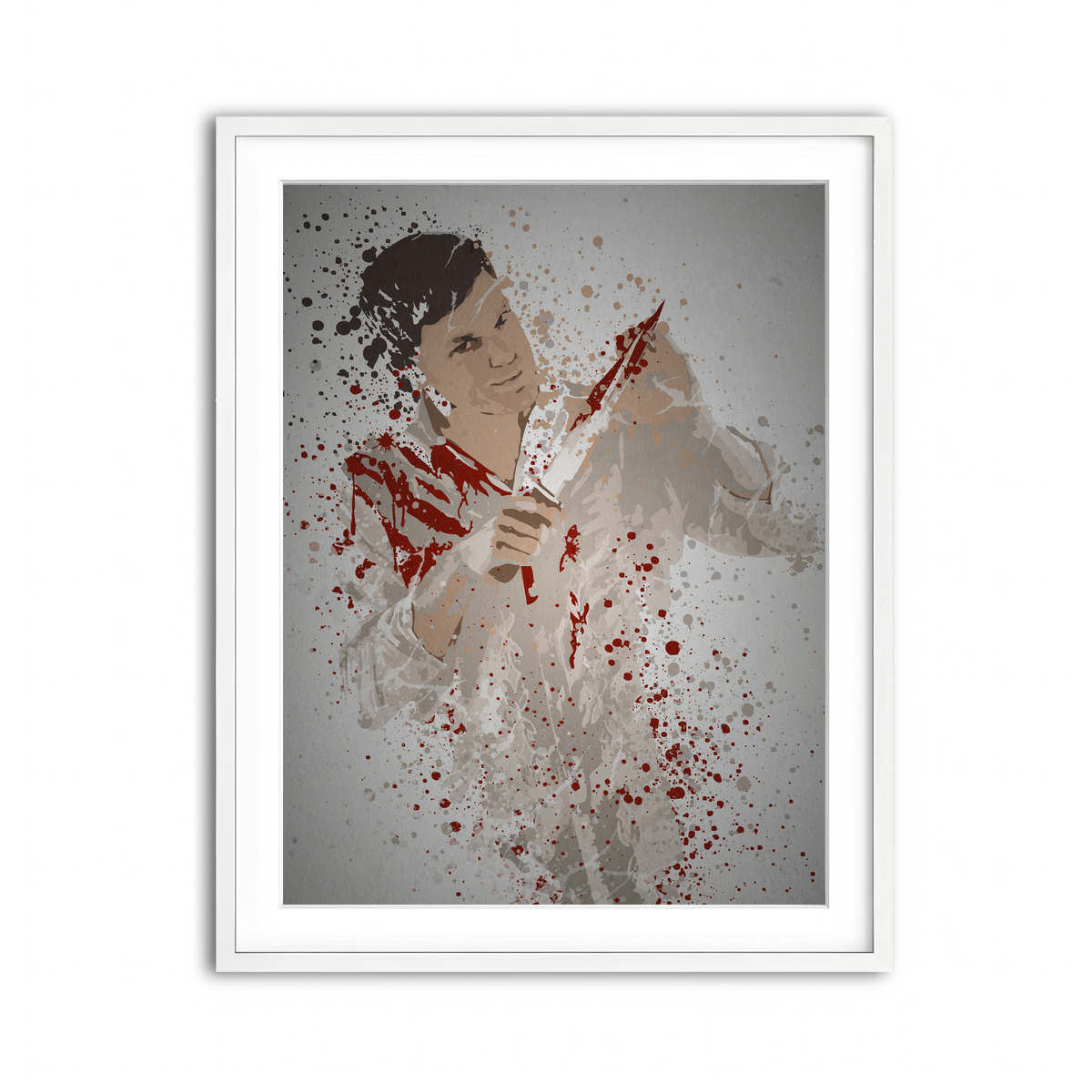 Framed Print 3x4 White