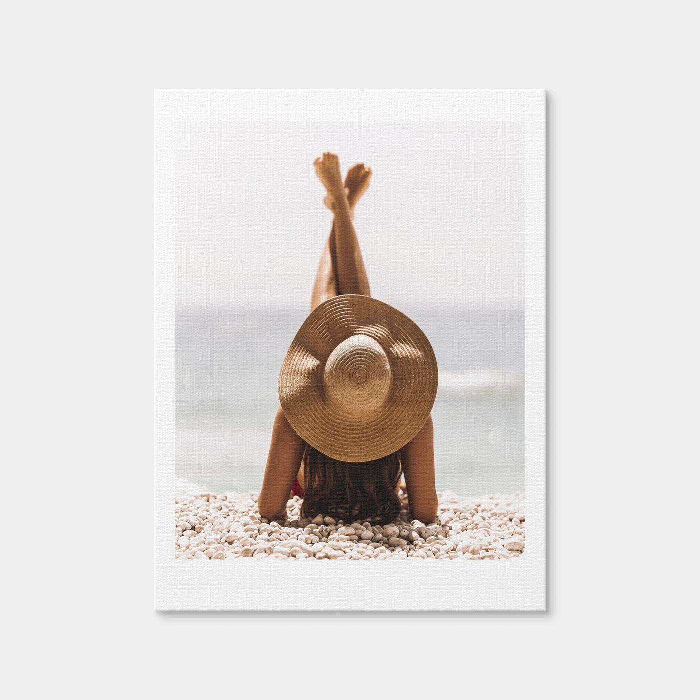 AUTO-MOCKUP WHITE | Beach Pose | 1 Piece | Gallery Wrap | group=3x4