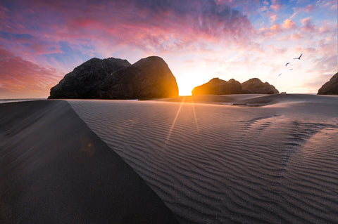 Beach Sunset Wall Art