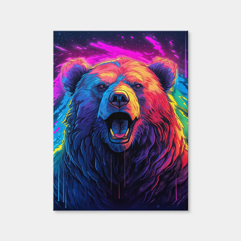 AUTO-MOCKUP WHITE | Bear Art | 1 Piece | Gallery Wrap Canvas | group=3x4