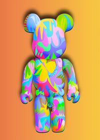 Bear brick Wall Art