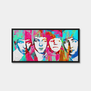 AUTO-MOCKUP WHITE | Beatles Dream | 1 Piece | Black Framed Canvas | group=2x1