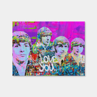 AUTO-MOCKUP WHITE | Beatles Love You | 1 Piece | Gallery Wrap | group=4x3