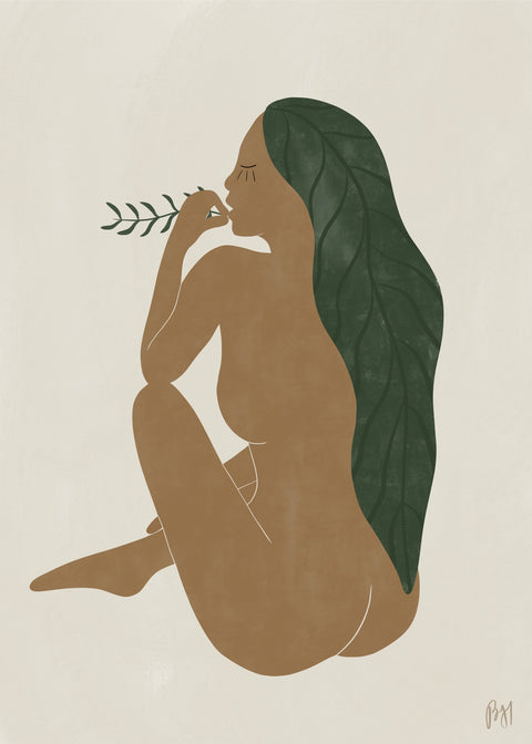 Beauty Seated Wall Art