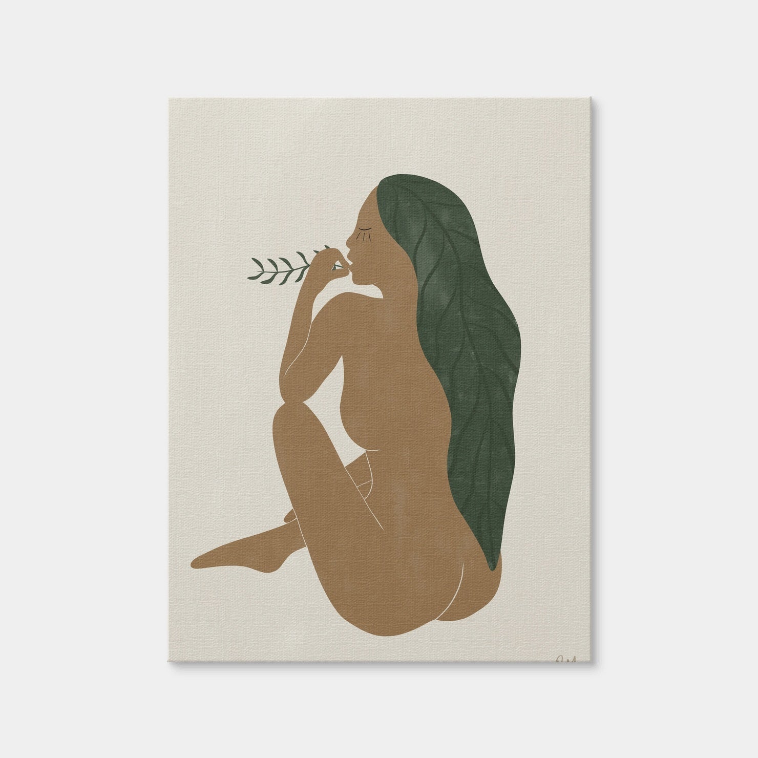 AUTO-MOCKUP WHITE | Beauty Seated | 1 Piece | Gallery Wrap Canvas | group=3x4