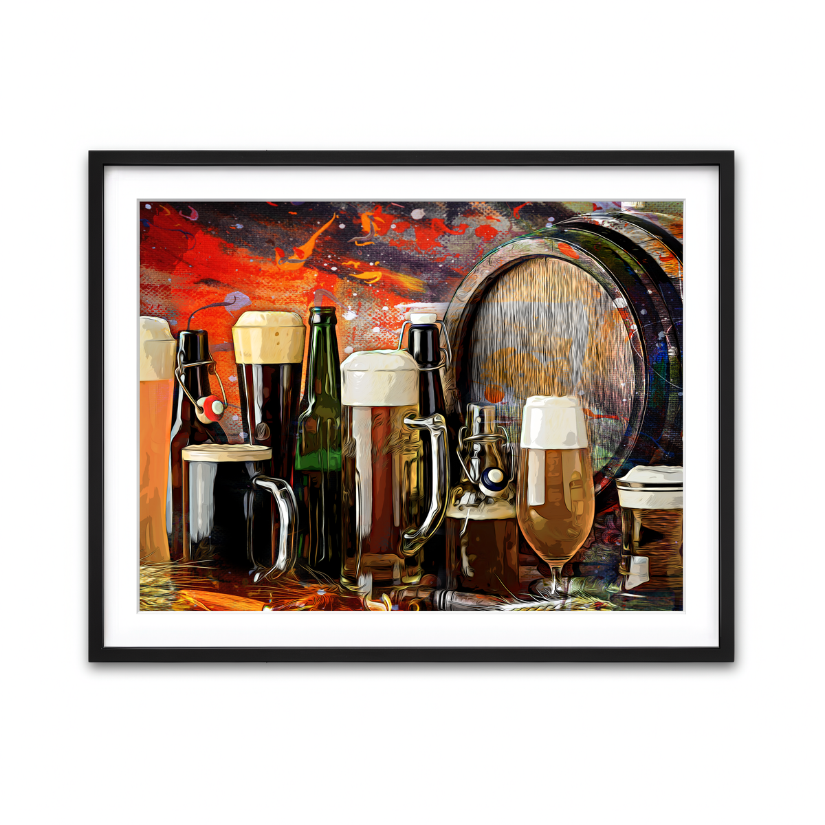 Framed Print 4x3 Black